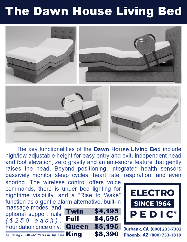 The Dawn House Bed San Francisco Electropedic